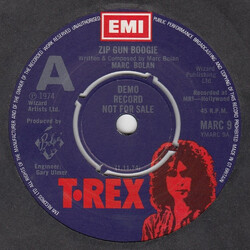 Marc Bolan Zip Gun Boogie Vinyl 7" USED
