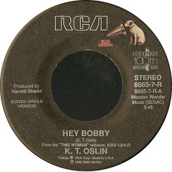 K.T. Oslin Hey Bobby Vinyl 7" USED