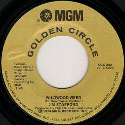 Jim Stafford Wildwood Weed / Spiders & Snakes Vinyl 7" USED