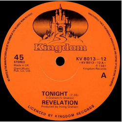 Revelation (8) Tonight Vinyl 12" USED