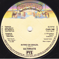 Ultimate (3) Ritmo De Brazil / Touch Me Baby Vinyl 7" USED