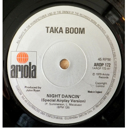 Taka Boom Night Dancin' Vinyl 7" USED