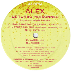 Alex Gopher Le Turbo Personnel Vinyl 12" USED