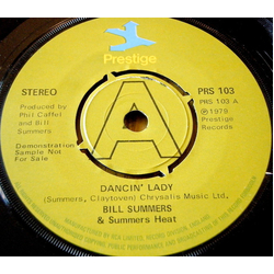 Bill Summers & Summers Heat Dancin' Lady Vinyl 7" USED