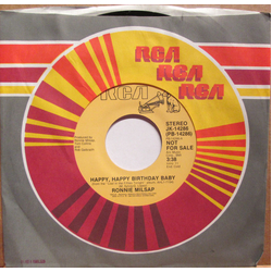 Ronnie Milsap Happy, Happy Birthday Baby Vinyl 7" USED