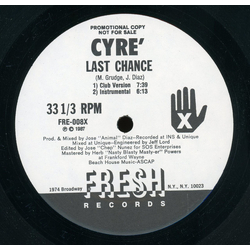 Cyré Last Chance Vinyl 12" USED