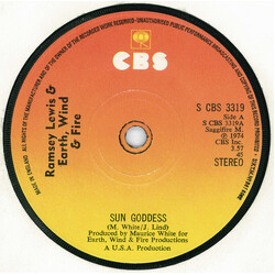 Ramsey Lewis / Earth, Wind & Fire Sun Goddess Vinyl 7" USED