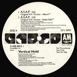 Vertical Hold A.S.A.P. Vinyl 12" USED