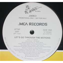 Jodeci Let's Go Through The Motions Vinyl 12" USED