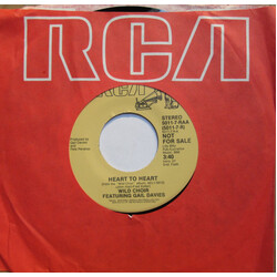 Wild Choir / Gail Davies Heart To Heart USED VINYL 7INCH 45 RPM PROMO