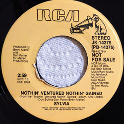 Sylvia (7) Nothin' Ventured Nothin'  Gained Vinyl 7" USED