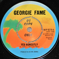 Georgie Fame Yes Honestly Vinyl 7" USED