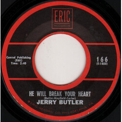Jerry Butler He Will Break Your Heart / I Stand Accused Vinyl 7" USED