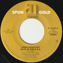 Linda Ronstadt Back In The U.S.A. / Ooh Baby Baby Vinyl 7" USED
