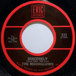 The Moonglows Sincerely / Ten Commandments Of Love Vinyl 7" USED