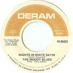 The Moody Blues Nights In White Satin Vinyl 7" USED
