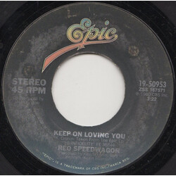 REO Speedwagon Keep On Loving You Vinyl 7" USED