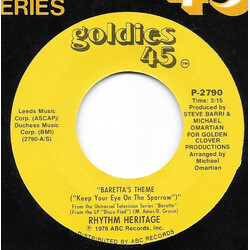 Rhythm Heritage Barrette's Theme (Keep Your Eye On The Sparrow) / Disco-Fied Vinyl 7" USED