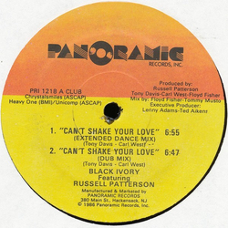 Black Ivory / Russell Patterson Can't Shake Your Love Vinyl 12" USED