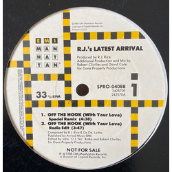 R.J.'s Latest Arrival Off The Hook (With Your Love) Vinyl 12" USED