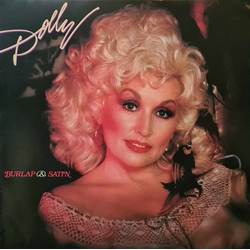 Dolly Parton Burlap & Satin Vinyl LP USED