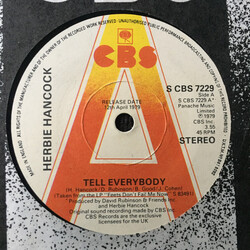 Herbie Hancock Tell Everybody Vinyl 7" USED