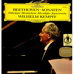 Ludwig van Beethoven / Wilhelm Kempff Sonaten - Pathétique · Mondschein = Moonlight · Appassionata Vinyl LP USED
