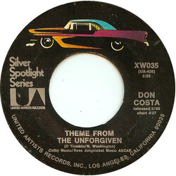 Don Costa Theme From The Unforgiven / Never On Sunday Vinyl 7" USED