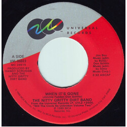 Nitty Gritty Dirt Band When It's Gone Vinyl 7" USED