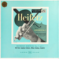 Jascha Heifetz / Wolfgang Amadeus Mozart / Ludwig van Beethoven / The London Symphony Orchestra / Sir Malcolm Sargent / RCA Victor Symphony Orchestra 