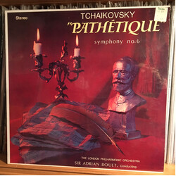 Pyotr Ilyich Tchaikovsky / London Philharmonic Orchestra / Sir Adrian Boult "Pathétique" Symphony No. 6 Vinyl LP USED