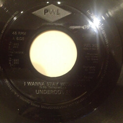 Undercover I Wanna Stay With You Vinyl 7" USED