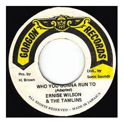 Ernest Wilson / The Tamlins Who You Gonna Run To Vinyl 7" USED