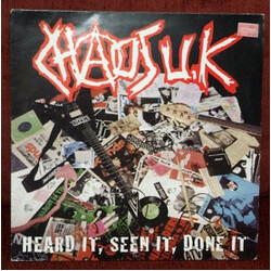 Chaos UK Heard It, Seen It, Done It Vinyl LP USED