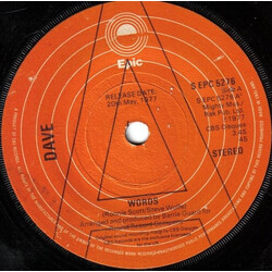 Dave (108) Words Vinyl 7" USED