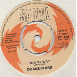 Duane Clark Find My Way Vinyl 7" USED