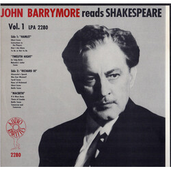 John Barrymore John Barrymore Reads Shakespeare Vol.1 Vinyl LP USED
