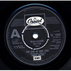 Nancy Wilson The End Of Our Love Vinyl 7" USED