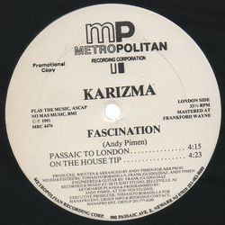 Karizma (5) Fascination Vinyl 12" USED