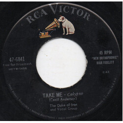 The Duke Of Iron Take Me / Prisoner Arise Vinyl 7" USED