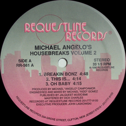 Michael Angelo Housebreaks Volume 2 Vinyl 12" USED