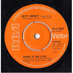 Betty Wright Where Is The Love Vinyl 7" USED
