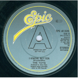 The Toys (4) I Know Better Vinyl 7" USED
