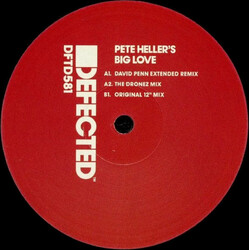 Pete Heller's Big Love Big Love Vinyl 12" USED