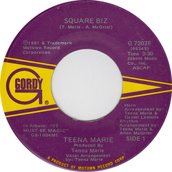 Teena Marie Square Biz / Opus III (Does Anybody Care) Vinyl 7" USED