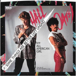 Daryl Hall & John Oates Some Things Are Better Left Unsaid (Edited Version) Vinyl 7" USED
