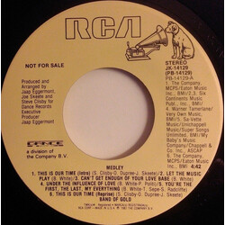 Band Of Gold This Is Our Time USED VINYL 7INCH 45 RPM PROMO