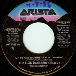 The Alan Parsons Project Days Are Numbers (The Traveller) Vinyl 7" USED