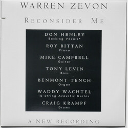 Warren Zevon Reconsider Me USED VINYL 12INCH 33 S RPM PROMO