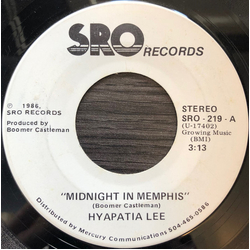 Hyapatia Lee Midnight In Memphis / Two Sides Vinyl 7" USED